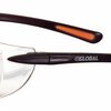 Global Industrial Frameless Safety Glasses, Side Shields, Anti-Fog, Clear Lens, Black Frame 708404CL